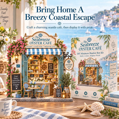 🔥49%OFF🌊🦪 The Seabreeze Oyster Café™-DIY 3D Miniature Coastal Café Kit