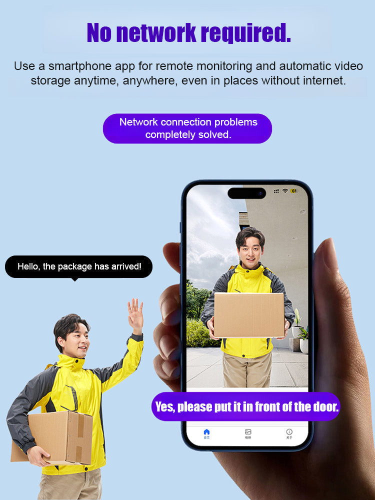 ✅🤖Ultra-clear wireless WiFi camera for discreet monitoring, monitor scene dynamics anytime, anywhere💫