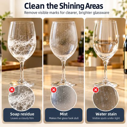 🍷 Electric Wine Glass Polisher & Dryer – Dual-Head Automatic Glassware Polishing Machine