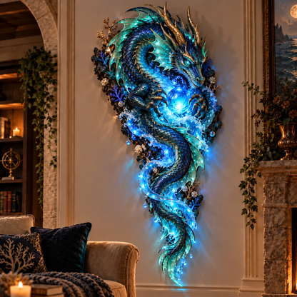 ⏰Limited 49% OFF - 🌊✨ Enchanted Ocean Legends™ Lighted Wall Décor Collection 🐋🧜‍♀️