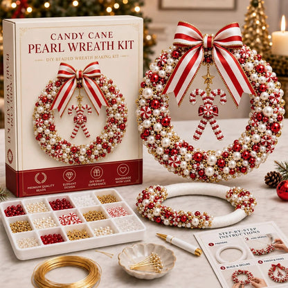 🎄✨ DIY Christmas Wreath Pearl Art Kit🎁