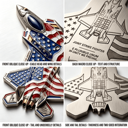 ✈️35th Anniversary Fighter Collector's Medallion - Limited Edition Metal Art🔥