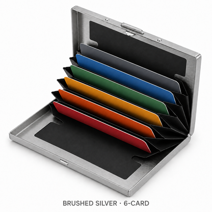 🔥RFID-Blocking Stainless Steel Card Wallet  🔒