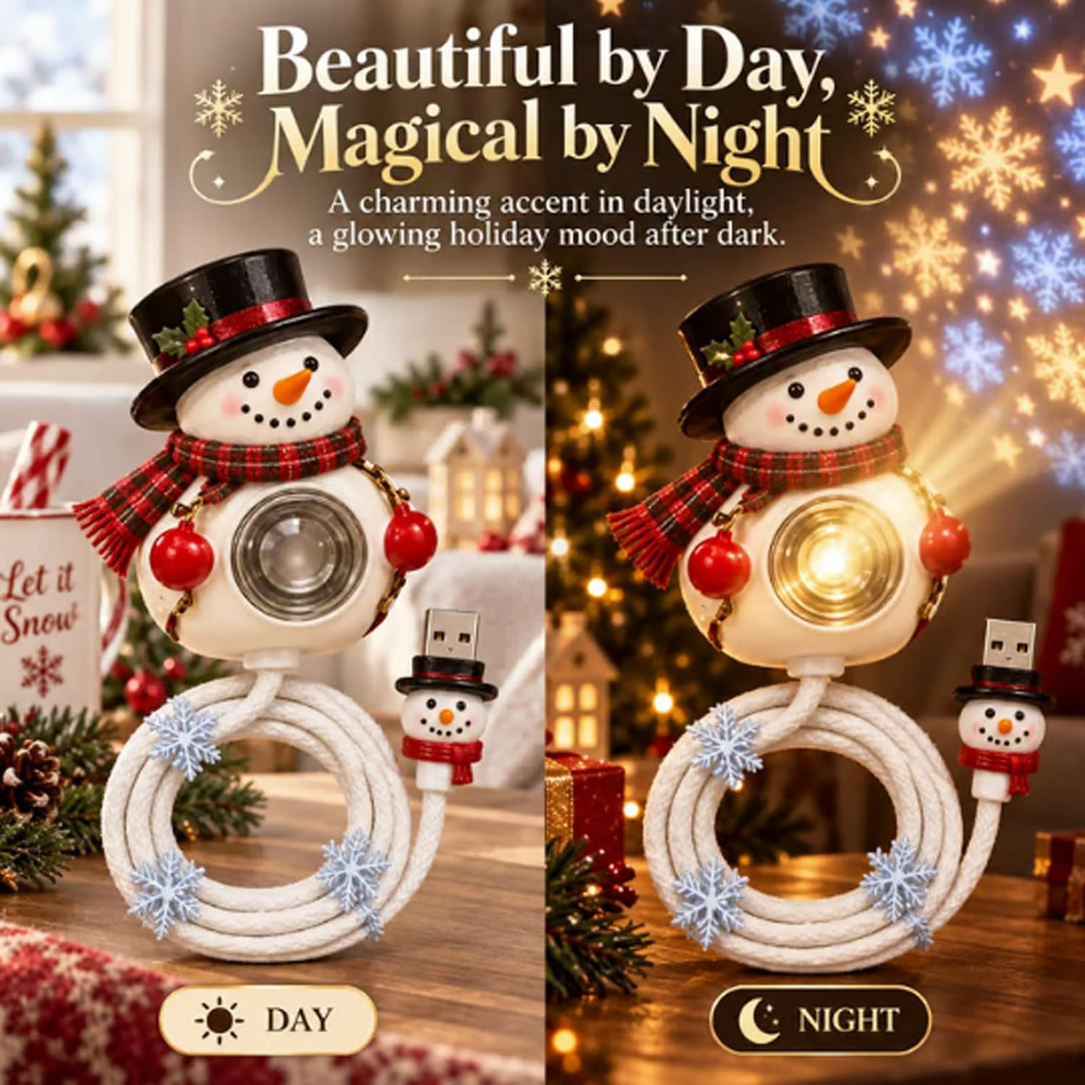 🎄 Plug & Play Christmas Tree Projector – 6 Festive Scenes for Walls & Ceilings ✨