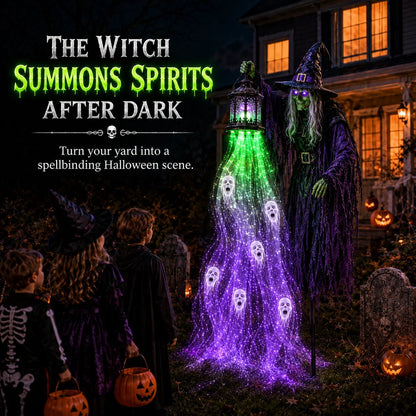 🔥 50% OFF Today Only – 🎃 Animated Headless Horseman Halloween Garden Light | Spooky Outdoor Yard Decoration 💀
