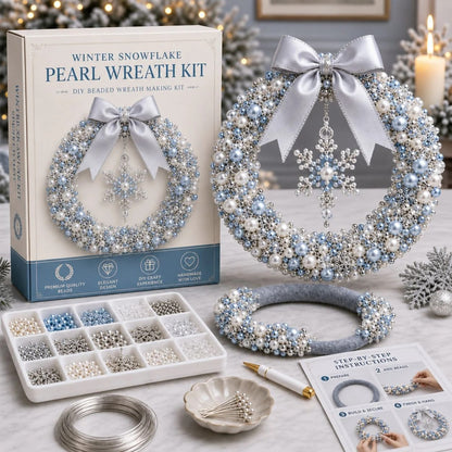 🎄✨ DIY Christmas Wreath Pearl Art Kit🎁