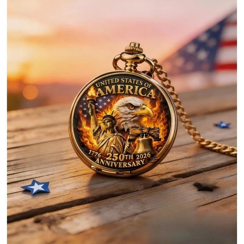 ⏳ ONLY 72 HOURS LEFT: USA 250TH POCKET WATCH — $25.99 ⏳