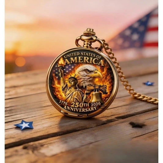 ⏳ ONLY 72 HOURS LEFT: USA 250TH POCKET WATCH — $25.99 ⏳