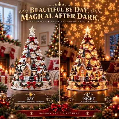🌟 49% OFF🎄MerryRealm Christmas Village Lightscape Tree