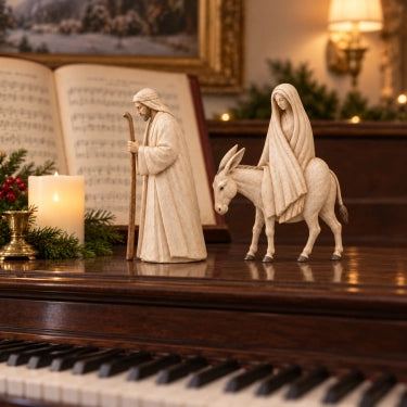 🚶 🌟 Journey to Bethlehem Nativity Figurine Set