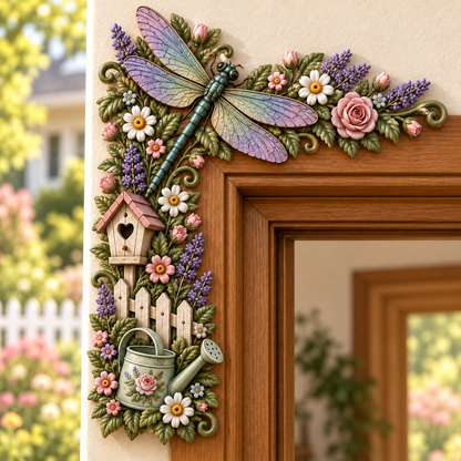 Garden Door Frame Corner Decor – 6 Nature-Inspired Styles 🌸🦋
