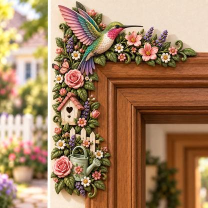 Garden Door Frame Corner Decor – 6 Nature-Inspired Styles 🌸🦋