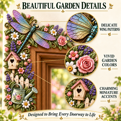 Garden Door Frame Corner Decor – 6 Nature-Inspired Styles 🌸🦋