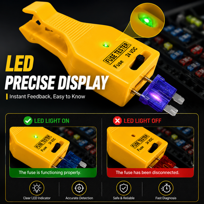 🔧⚡ Fuse Tester & Extractor – 2-in-1, Adjustable, Easy Blown Fuse Detection!