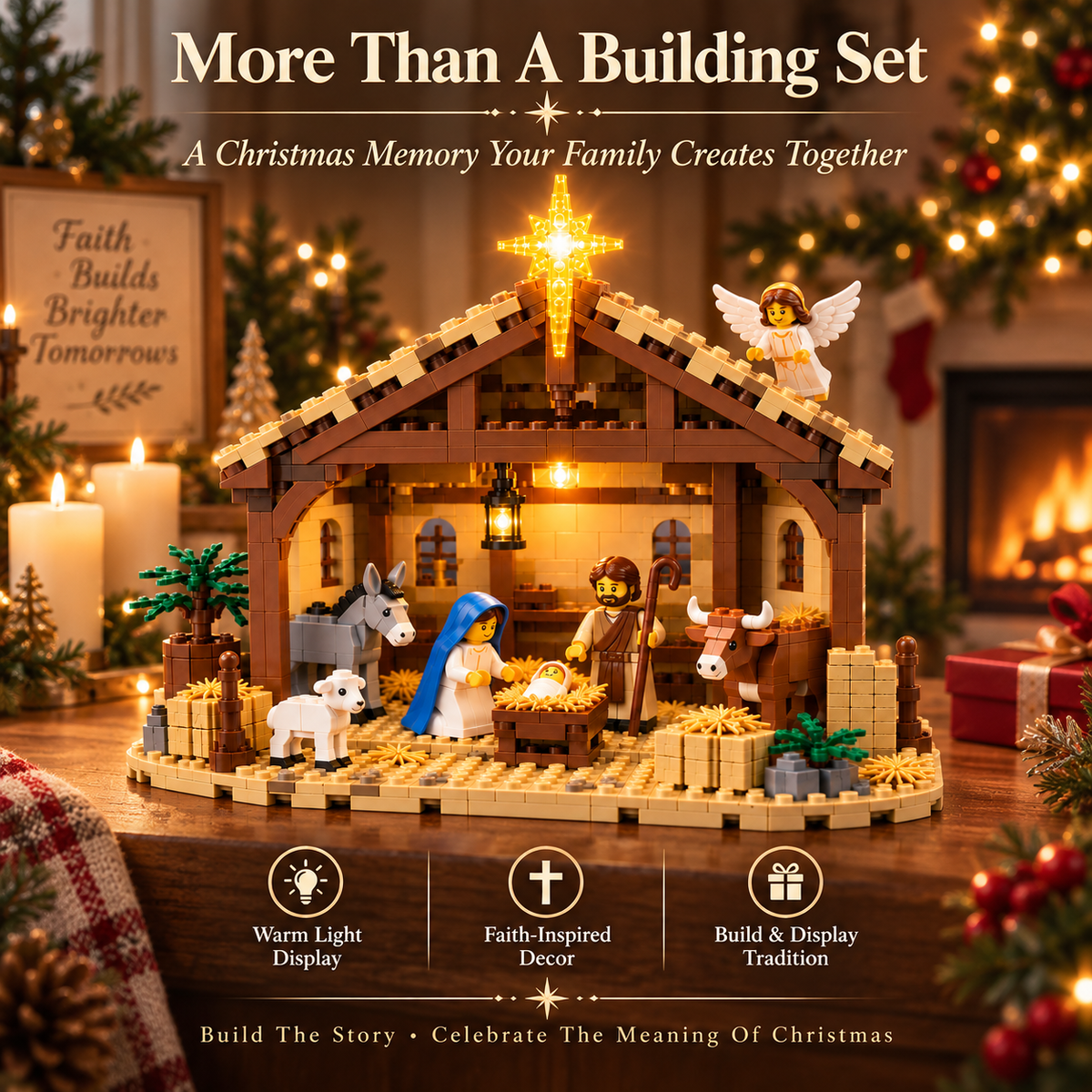 🔥Last Day 50% OFF🔥🌟The Nativity Story Building Block Set