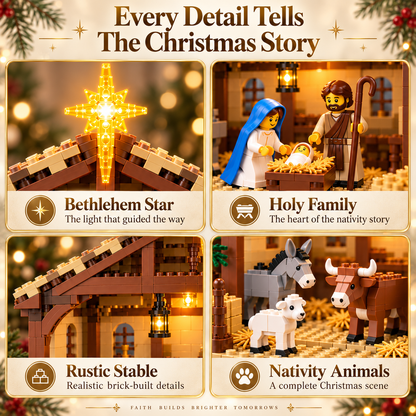 🔥Last Day 50% OFF🔥🌟The Nativity Story Building Block Set