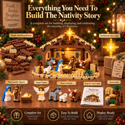 🔥Last Day 50% OFF🔥🌟The Nativity Story Building Block Set