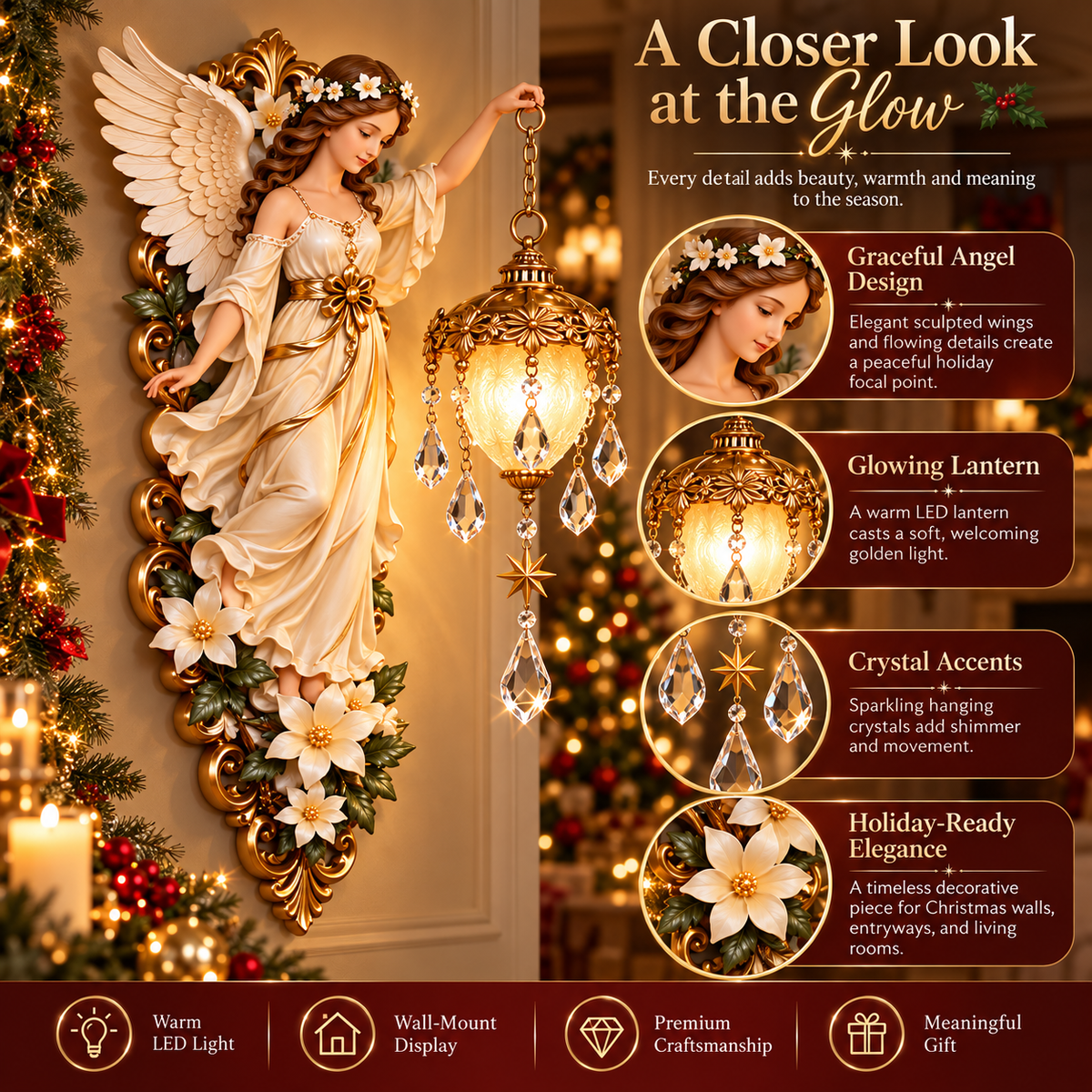 Guardian Angel Christmas Light – A Symbol of Hope, Love & Protection