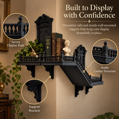🔥Last Day 49% OFF🖤 Gothic Miniature Architecture Wall Shelf 🖤