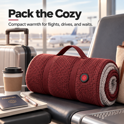 🔥 Wearable Heated Blanket – Cozy Hands-Free Warmth