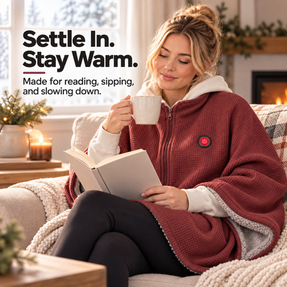 🔥 Wearable Heated Blanket – Cozy Hands-Free Warmth
