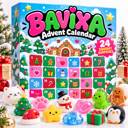🎄 24-Day Squishy Advent Calendar – A New Surprise Every Day