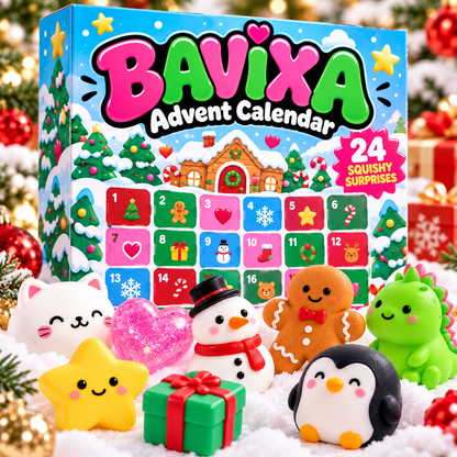 🎄 24-Day Squishy Advent Calendar – A New Surprise Every Day