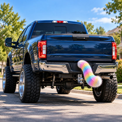 🐾 LED Animal Tail for Trucks – Funny Swaying Hitch Accessory for Pickups & Lifted Trucks