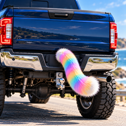 🐾 LED Animal Tail for Trucks – Funny Swaying Hitch Accessory for Pickups & Lifted Trucks