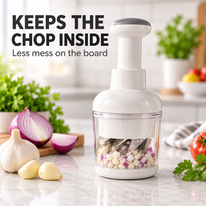 🥕 Press & Chop Mini Food Chopper – Quick Small-Batch Kitchen Prep