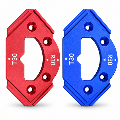 7-Piece Aluminum Router Radius Jig Set – 3-in-1 Corner Routing Template