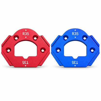 7-Piece Aluminum Router Radius Jig Set – 3-in-1 Corner Routing Template