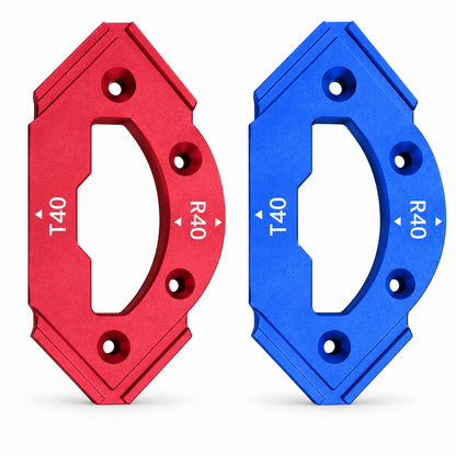 7-Piece Aluminum Router Radius Jig Set – 3-in-1 Corner Routing Template