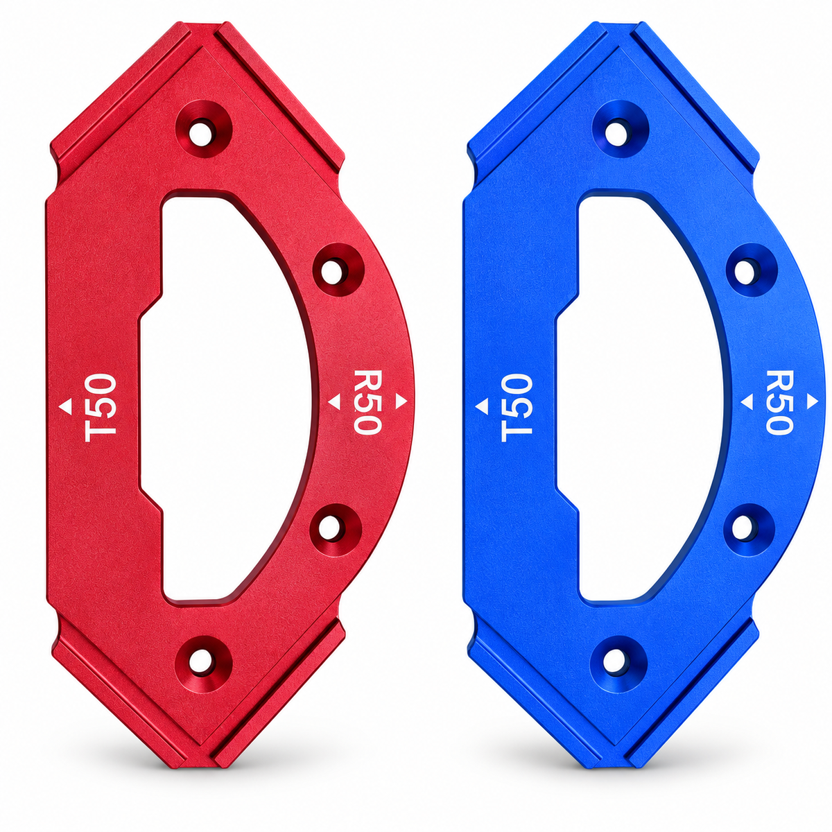 7-Piece Aluminum Router Radius Jig Set – 3-in-1 Corner Routing Template