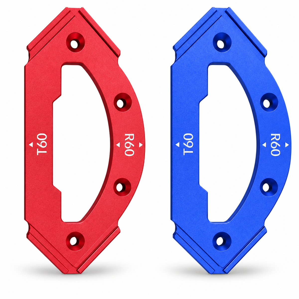 7-Piece Aluminum Router Radius Jig Set – 3-in-1 Corner Routing Template