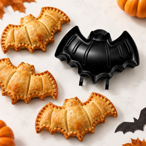 🎃 3-Pack Halloween Hand Pie Molds – Pumpkin, Ghost & Bat Press & Seal Pie Makers