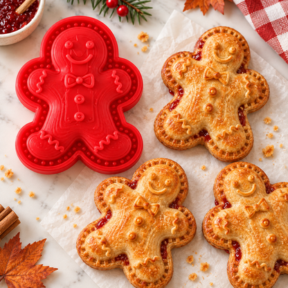 🎄 Christmas Hand Pie Mold Collection – Press, Fill & Bake Festive Treats