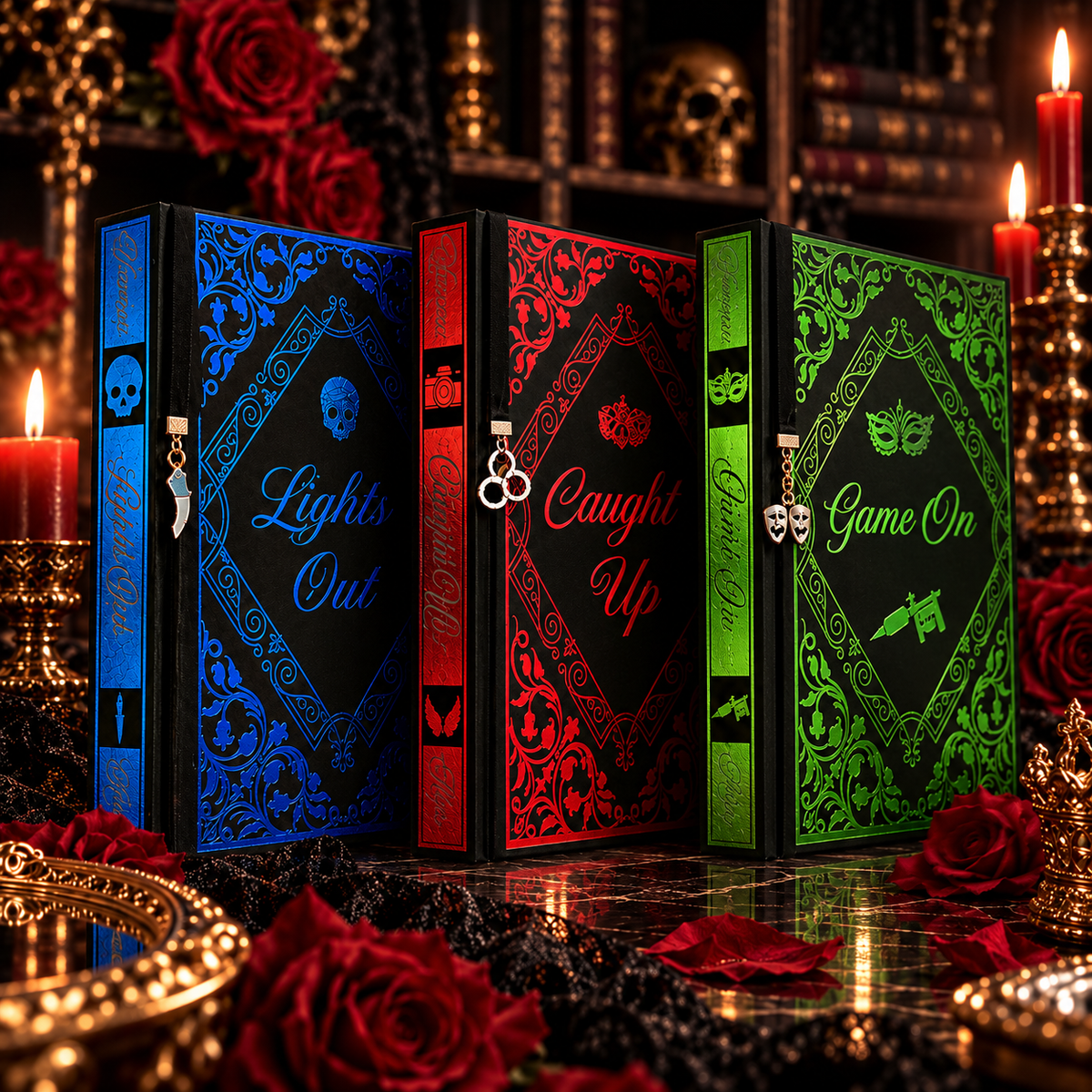 🖤 Into Darkness Trilogy Special Edition – Custom Collector Rebind Set