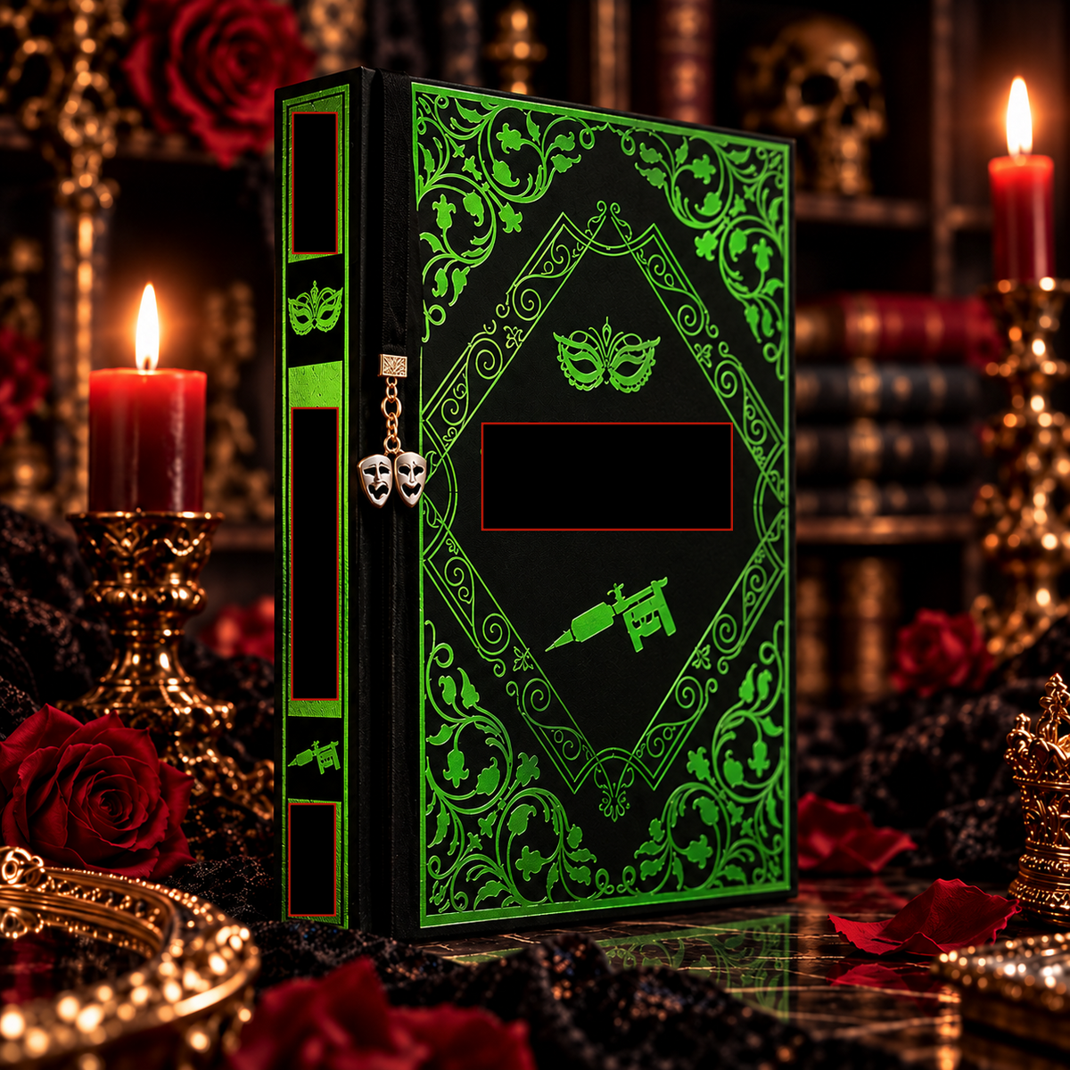 🖤📚 Into Darkness Trilogy – 3-Book Custom Rebind Set