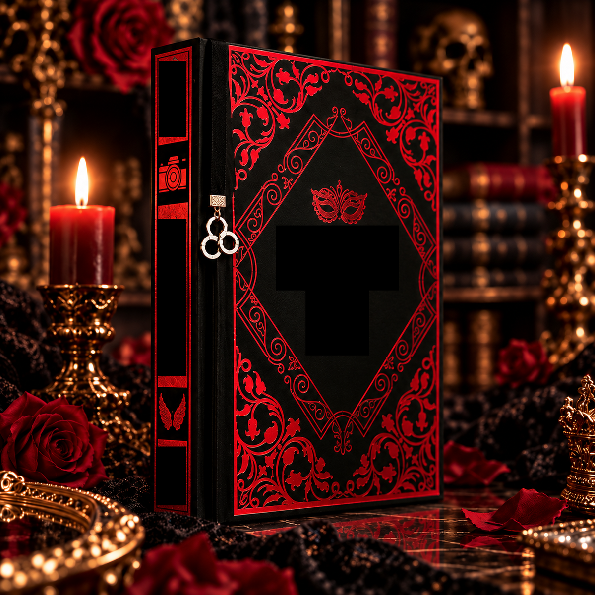 🖤📚 Into Darkness Trilogy – 3-Book Custom Rebind Set