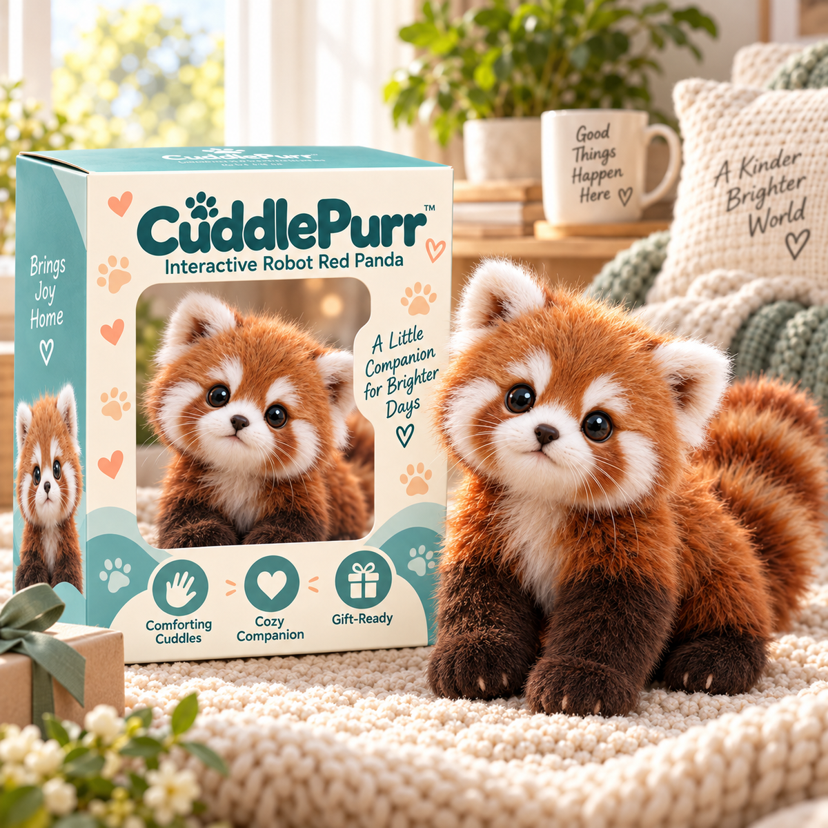 🐾49% OFF❤️Red Panda – Interactive Plush Companion | A Little Friend, A Lot of Love