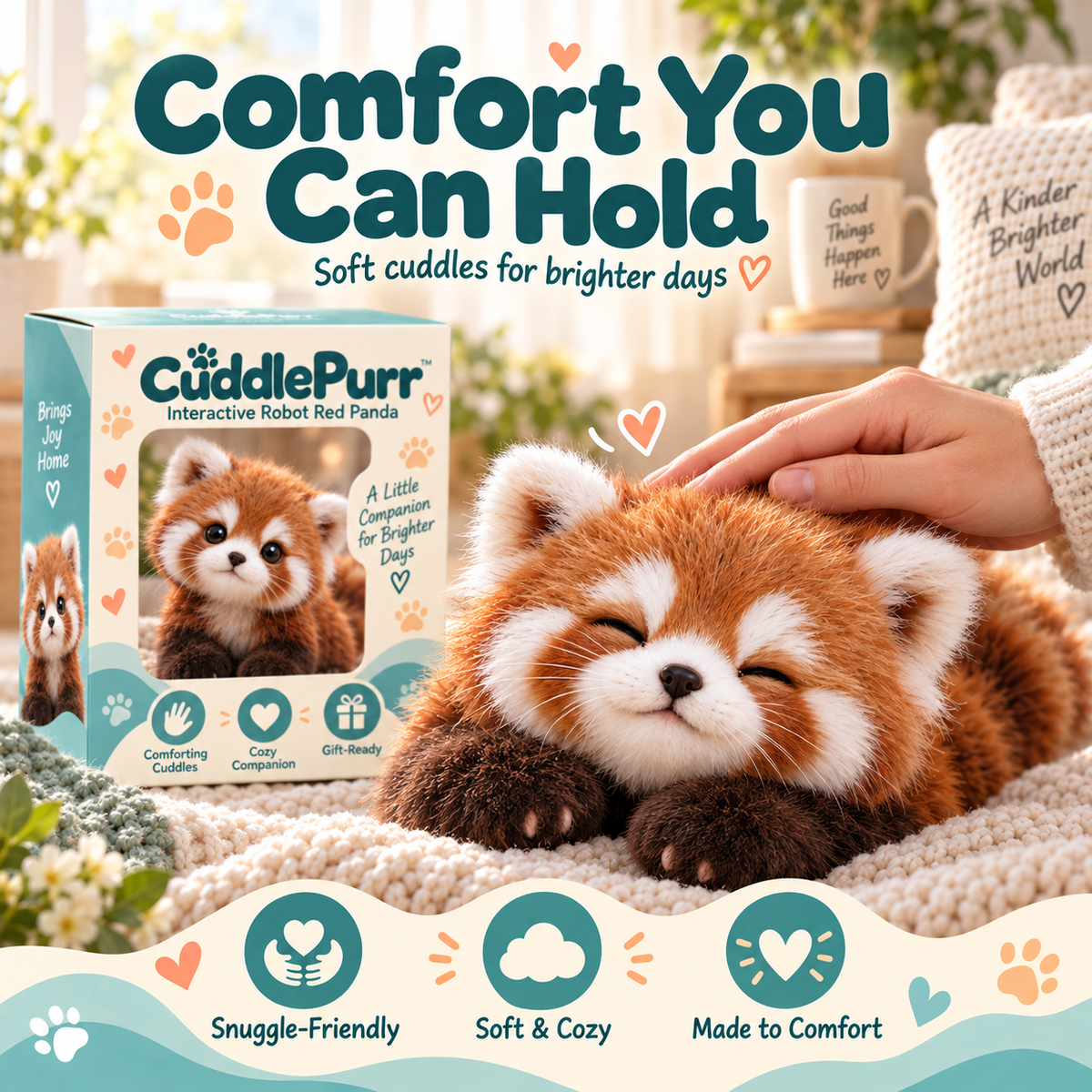 🐾49% OFF❤️Red Panda – Interactive Plush Companion | A Little Friend, A Lot of Love