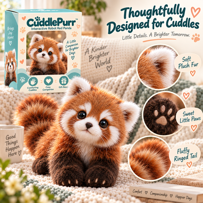 🐾49% OFF❤️Red Panda – Interactive Plush Companion | A Little Friend, A Lot of Love