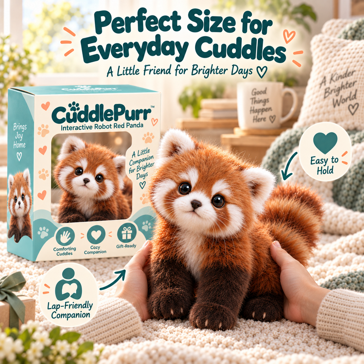 🐾49% OFF❤️Red Panda – Interactive Plush Companion | A Little Friend, A Lot of Love