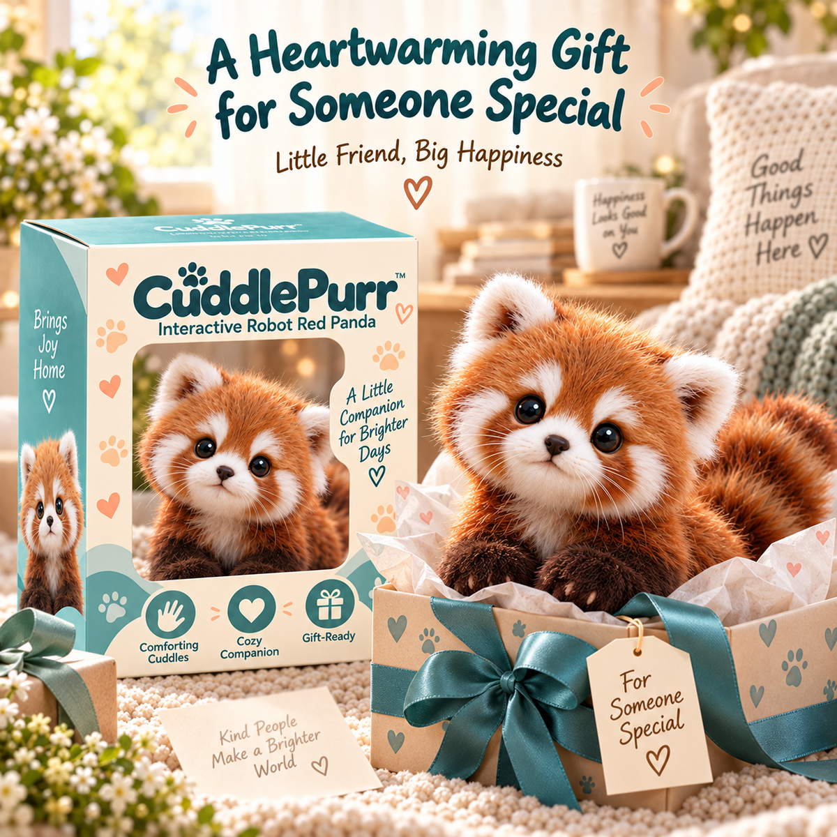 🐾49% OFF❤️Red Panda – Interactive Plush Companion | A Little Friend, A Lot of Love