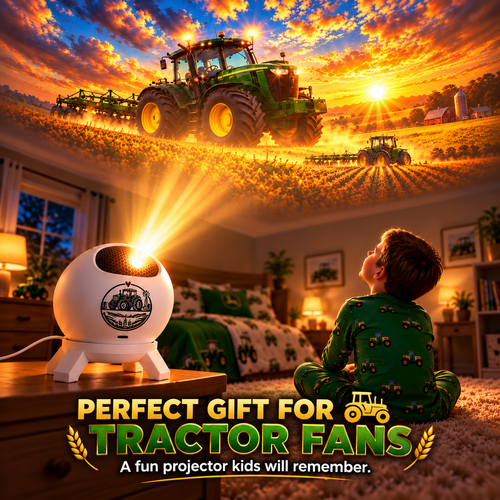 🔥Hot Sale🚜 Tractor Dream Projector ✨ Bring the Farm Adventure Home