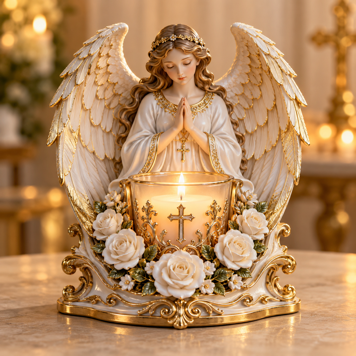 ✝️🕯️Light of Faith™ – Sacred Christian Candle Holder