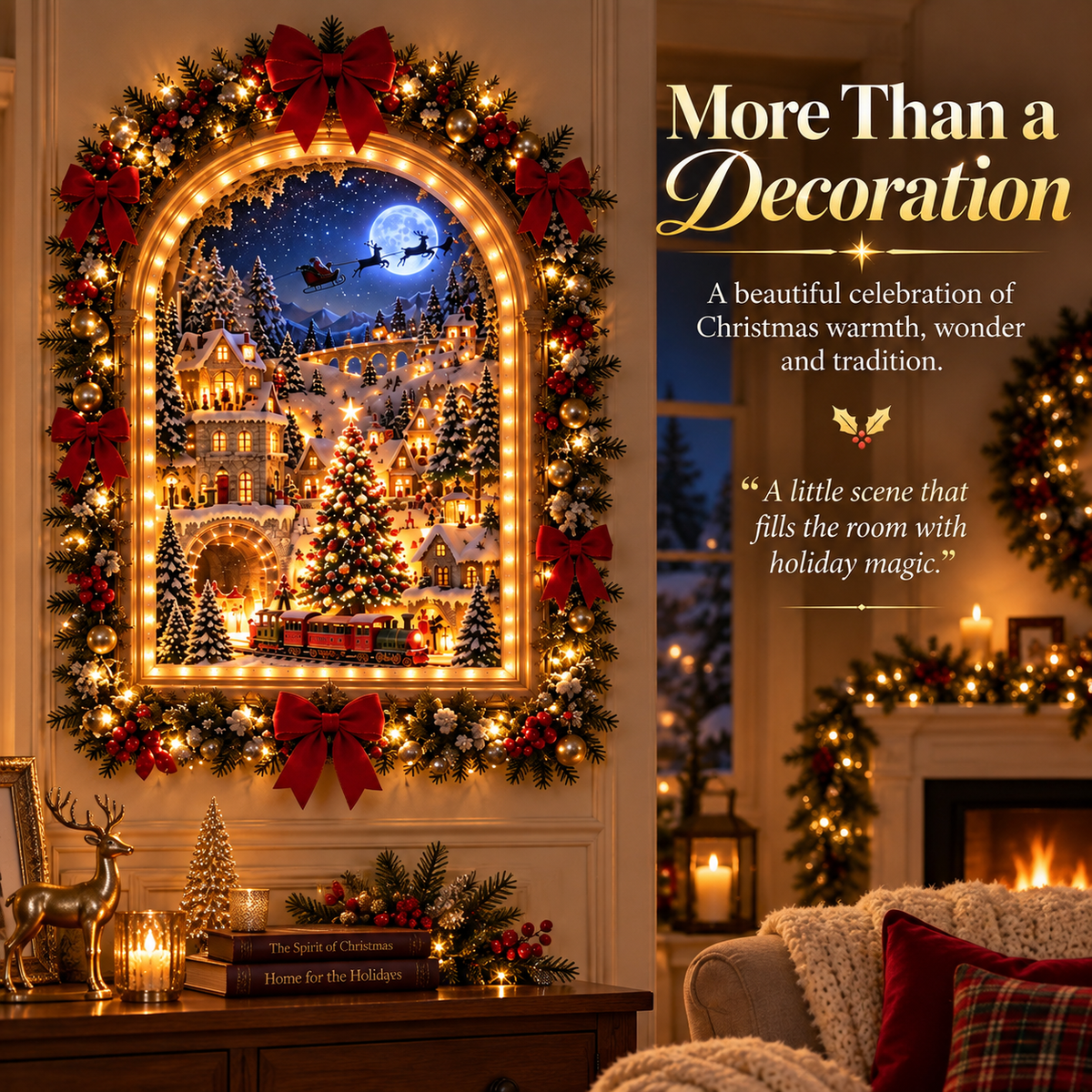 🎁Hot Sale🎄The Christmas Portal™ – Animated Christmas Village