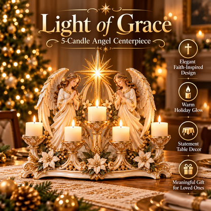🕯️Lasy Day 49% Off🎁 Light of His Presence — Sacred Christian Candleholder 🤍