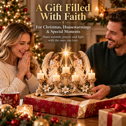 🕯️Lasy Day 49% Off🎁 Light of His Presence — Sacred Christian Candleholder 🤍